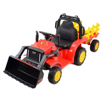 Super traktor z przyczepą i łyżką - na akumulator, pilot/aplikacja/YT1066