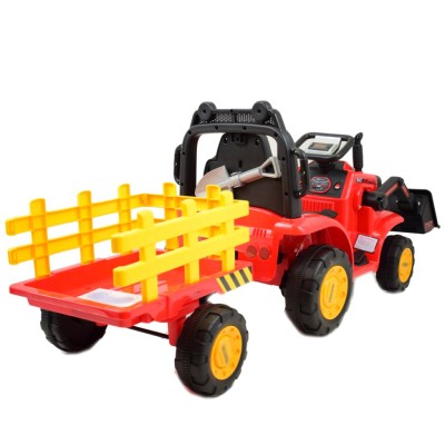 Super traktor z przyczepą i łyżką - na akumulator, pilot/aplikacja/YT1066