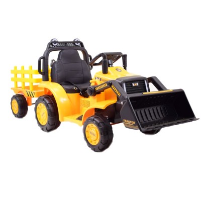 SUPER TRAKTOR Z ŁYŻKĄ  YT - NA AKUMULATOR , PILOT, APLIKACJA/YT1066 Super traktor z  przyczepą i łyżką,pilota, aplikacja/YT1066