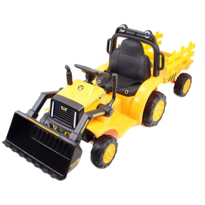 SUPER TRAKTOR Z ŁYŻKĄ  YT - NA AKUMULATOR , PILOT, APLIKACJA/YT1066 Super traktor z  przyczepą i łyżką,pilota, aplikacja/YT1066