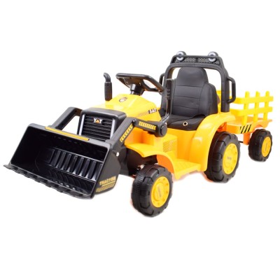 SUPER TRAKTOR Z ŁYŻKĄ  YT - NA AKUMULATOR , PILOT, APLIKACJA/YT1066 Super traktor z  przyczepą i łyżką,pilota, aplikacja/YT1066