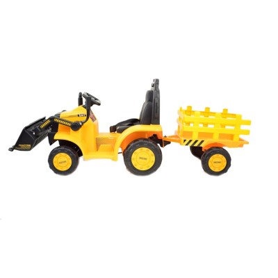 SUPER TRAKTOR Z ŁYŻKĄ  YT - NA AKUMULATOR , PILOT, APLIKACJA/YT1066 Super traktor z  przyczepą i łyżką,pilota, aplikacja/YT1066