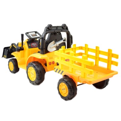 SUPER TRAKTOR Z ŁYŻKĄ  YT - NA AKUMULATOR , PILOT, APLIKACJA/YT1066 Super traktor z  przyczepą i łyżką,pilota, aplikacja/YT1066