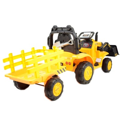 SUPER TRAKTOR Z ŁYŻKĄ  YT - NA AKUMULATOR , PILOT, APLIKACJA/YT1066 Super traktor z  przyczepą i łyżką,pilota, aplikacja/YT1066
