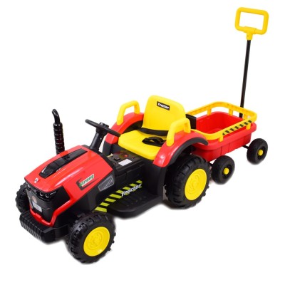 Super traktor STRONG z przyczepą z dyszlem,wózkiem/FB319T