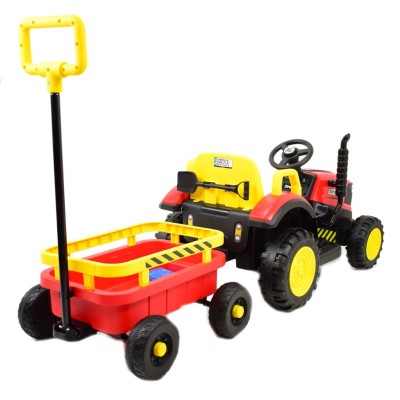 Super traktor STRONG z przyczepą z dyszlem,wózkiem/FB319T