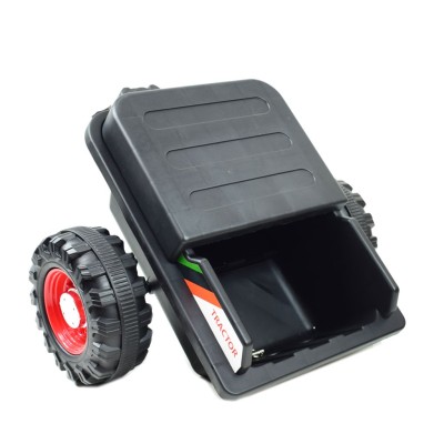 Super  DWUSTRONNY traktor na akumulator ze spychaczem, koparką i przyczepą/BEJ1588