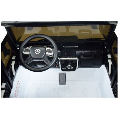 MEGA POJAZD- ORYGINALNY MERCEDES G63, NAPĘD 6X6, MIĘKKIE KOŁA, MIĘKKIE SIEDZENIE, SIEDZENIE DLA RODZICA, 12v14AH/ABL-1801