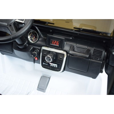 MEGA POJAZD- ORYGINALNY MERCEDES G63, NAPĘD 6X6, MIĘKKIE KOŁA, MIĘKKIE SIEDZENIE, SIEDZENIE DLA RODZICA, 12v14AH/ABL-1801