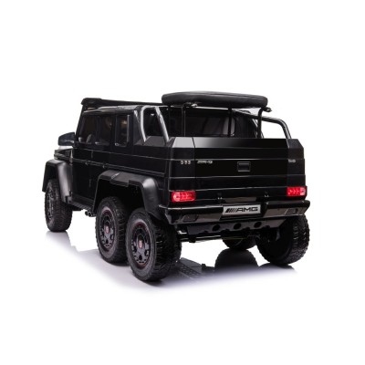 MEGA POJAZD- ORYGINALNY MERCEDES G63, NAPĘD 6X6, MIĘKKIE KOŁA, MIĘKKIE SIEDZENIE, SIEDZENIE DLA RODZICA, 12v14AH/ABL-1801