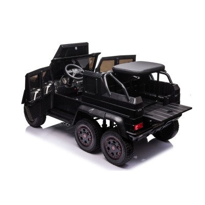 MEGA POJAZD- ORYGINALNY MERCEDES G63, NAPĘD 6X6, MIĘKKIE KOŁA, MIĘKKIE SIEDZENIE, SIEDZENIE DLA RODZICA, 12v14AH/ABL-1801