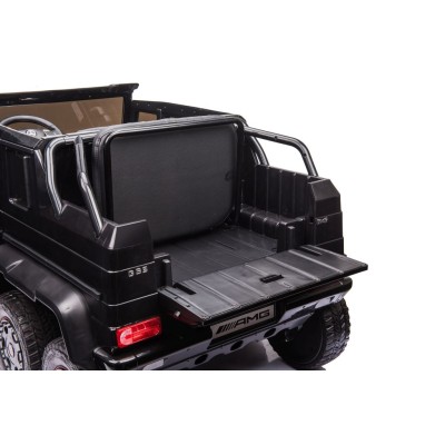 MEGA POJAZD- ORYGINALNY MERCEDES G63, NAPĘD 6X6, MIĘKKIE KOŁA, MIĘKKIE SIEDZENIE, SIEDZENIE DLA RODZICA, 12v14AH/ABL-1801