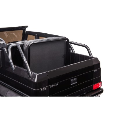 MEGA POJAZD- ORYGINALNY MERCEDES G63, NAPĘD 6X6, MIĘKKIE KOŁA, MIĘKKIE SIEDZENIE, SIEDZENIE DLA RODZICA, 12v14AH/ABL-1801