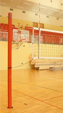 Alluminium volleyball posts 80 mm x 80 mm