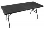 Catering garden table foldable 180 cm /black/