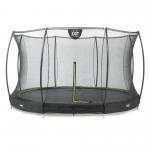 Trampoline inground with net EXIT SILHOUETTE 427 cm