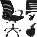 Fotel biurowy MALATEC ergonomiczny uniwersalny /czarny/