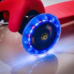 Scooier METEOR TUCAN with LED wheels /blue - red/