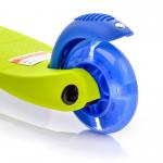 Scooter METEOR TUCAN with LED wheels /green - blue/