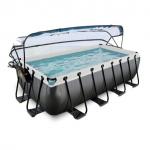 Swimming pool with dome and heat pump EXIT PREMIUM 400  x 200  x