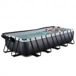 Swimming pool with dome EXIT PREMIUM  540 x 250  x100 cm /black