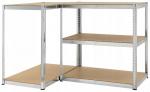 Storage shelf 18 cm x 90 cm x 40cm 1000 kg /5 shelfs/