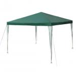 Garden pavilion with 4 walls 3 m x 3 m /green/