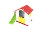 House with slide and basket 3in1