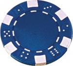 Plastic poker chip 11,5g  /blue/