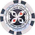 Plastic poker chip ULTIMATE 11.5g "1"