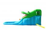 Inflatable double water slide COCCODRILLO
