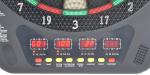 Electronic dart board ENERO 51cm LED