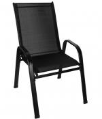 Meble ogrodowe GARDLOV - stolik szklany + 2 krzesła