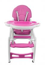 High chair for feeding child 5 in 1 / pink/