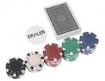 Poker set 300 chips 11,5 gr in aluminium case