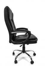 Office armchair VIGO ecolether / black-grey/