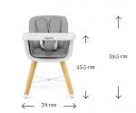 High chair for feeding child Milly Mally Espoo /beige/