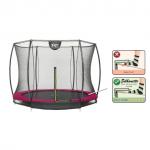 Trampoline inground with net EXIT SILHOUETTE 244 cm