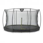 Trampoline inground with net EXIT SILHOUETTE 366 cm