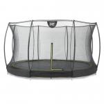 Trampoline inground with net EXIT SILHOUETTE 427 cm