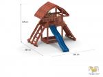 Wooden playground FUNGOO GIANT /teak/