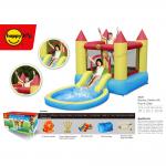 Bouncy castle with pool