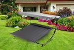 Garden sunbed for 2 persons
