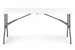 Catering garden table foldable 153 cm /white/