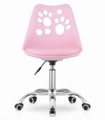 Krzesło biurowe PRINT /różowe/