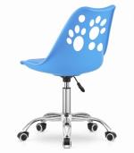 Office chair PRINT /blue/