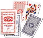 "595" PIATNIK playing cards /red reverse side/