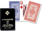 STANDARD PIATNIK "L" plastic playing cards /red reverse side/