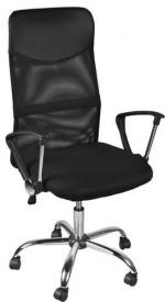 Office armchair MALATEC MESH  / black-silver/