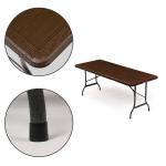 Catering garden table foldable 180 cm /brown/